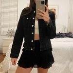 ZARA Black Denim Jacket Photo 0