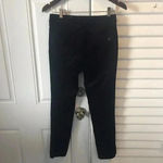 Rag and Bone Hi Rise Ankle Skinny Black Velvet Pants Photo 5