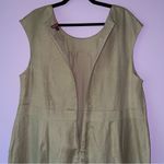 Jessica London Size 20 Midi Shift Dress Linen Blend Tan Photo 7