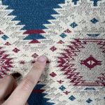 Vintage Willowbend Womens Tapestry Vest Size L Western Aztec USA Rodeo Cowgirl Size L Photo 5