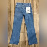 frame denim NWT Le Crop Mini Boot Raw Stagger Chew Jeans Sz 25 Photo 7