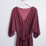 Baltic Born Kia Kimono Mahogany Brown Maxi Dress Photo 3