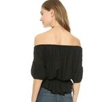 Free People Solid Shades of Cool Off Blouse S Photo 4