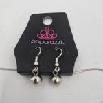 Paparazzi NWT Necklace and Earrings Set Silver Cross & Danglers Earrings Photo 1