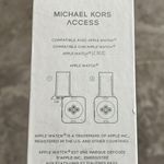 Michael Kors Apple Watch® Pavé Crystal Stainless Steel Bracelet, Rose Gold $225 Photo 4