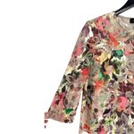 St. John  Embellished Metallic‎ Floral Jacquard Knit Cardigan 8 Evening Dressy Photo 3
