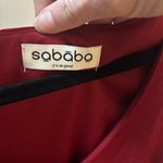 Red Cutout Back Dress Size L Photo 1