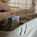 Talbots Beige Tailored Fit Wide Leg High Waist Stretch Neutral Trousers 8 Photo 4