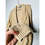 Ralph Lauren POLO  Brown Linen Knit Button Front Cardigan Sweater Size Large Photo 6