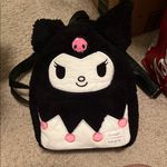Lounge Fly Sanrio Kuromi Black and White Backpack with Pink Details Photo 0