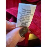 Athleta  Dress Women XL Red Claret Zip Neck Wool Blend Olympia Sweater Dress Photo 10