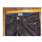 Paige Skyline Straight Leg Dark Wash Low Rise Jeans Size 26 Party Stretch EUC Photo 6