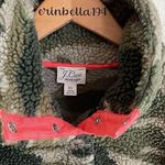 J.Crew Snap-collar sherpa fleece jacket sweatshirt in camo Photo 6