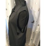 Golf Womens Sleeveless black Collar Shirt Size XL Greg Norman Photo 1