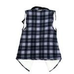 Matilda Jane  Cozy Up Reversible Plaid Sherpa Lined Vest Women's XS Layering Photo 2