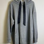 Just Be  Gray Hoodie with Black Accents Photo 0