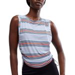 Free People Movement FP Movement Sport Mode NWT size XS Striped Muscle Tank Top Steel Combo Bungee Photo 0