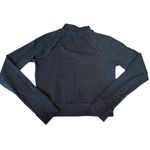 SKIMS  Women’s‎ M Zip Up Track Jacket Charcoal Black Cropped Sporty Loungewear Photo 5