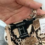 Snake print top Brown Size L Photo 2