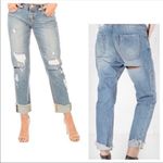 One Teaspoon Blue Buoy Awesome Baggies Cropped Jeans Sz 25 Ripped Booty Flirty Photo 1
