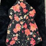 Floral Print Halter Romper Photo 0