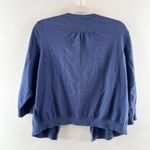 Boden 3/4 Sleeve Button Up Cardigan Sweater Navy Blue 18 Photo 3