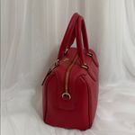 Coach  Leather Satchel (Cherry red) Photo 5