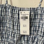 Abercrombie & Fitch Navy and White Checkered Mini Dress Photo 6