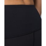 Lululemon Seek The Heat Crop Leggings Inky Floral Soot Black Womens Size 4 Photo 7