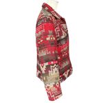 Coldwater Creek  vintage aztec wool blend multicolored collared jacket size P4 Photo 2