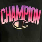 Champion Women's Black Ombre Arch Logo Powerblend Hoodie Size 1X Athleisure Photo 2