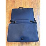 ALDO Shoulder Bag Womens Black Chevron Quilted Chain Crossbody Faux Leather Photo 6