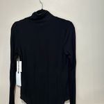 Nordstrom NWT Leith black semi sheer bodysuit Photo 7