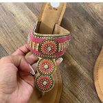 Anthropologie Z&L leather boho/indie beaded sandals Photo 1