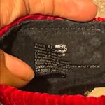 Vera Wang Simply Vera  Red Satin Flats SIZE 8.5 Photo 3