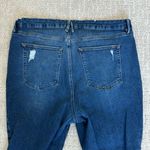 Good American  “Good Legs Crop Distressed” GLCI014T straight leg denim jeans Photo 7