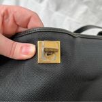 Salvatore Ferragamo BK-21 1986 gold hardware black leather & nylon bag Photo 8