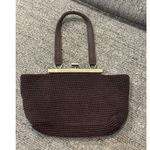 The Sak Dark Brown Crochet Coin Small Purse Photo 0