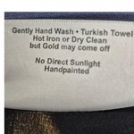 Glory Fibers original designs 100% silk hand painted dress black Iris Garden M Size M Photo 7