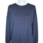 Sweaty Betty  Navy Pullover Sweatshirt Thumb Holes Size Small Photo 0