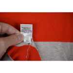 Banana Republic Women's Orange Grey Striped Knit Mini Dress S Photo 3