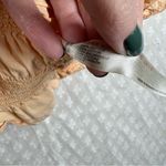 Free People  Peach Smocked Bell Sleeve Crop Top Photo 3