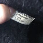 Arizona Jeans Arizona • faux shearling ankle booties black suede fur harness short low Y2K Photo 7