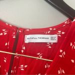 Faithfull the Brand  Jumpsuit Womens Floral Red White Great Condition Medium Photo 5