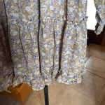 She & Sky NWT  Brown Floral Smocked Mini Dress Size Medium Photo 6