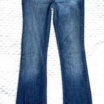 Juicy Couture Boot Cut Blue Jeans size 28 Low rise Vintage Plain Pocket Womens Photo 0