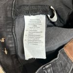 Madewell  Cali Demi Boot Cut Jeans in Edmunds Wash Black Raw Hem Size 26 Tall Photo 7