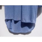 EXPRESS  Women's 3/4 Sleeve Oversized V Neck T Shirt Blue Size XS Photo 4