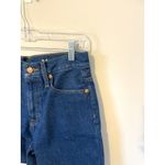 Pistola J. Crew High Rise Long Cut Off Denim Jean Dark Blue Wash Size 26 NEW Photo 3