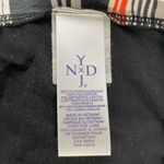 NYDJ New Striped Woven Front Solid Knit Back Short Sleeve Top Size Small Photo 15